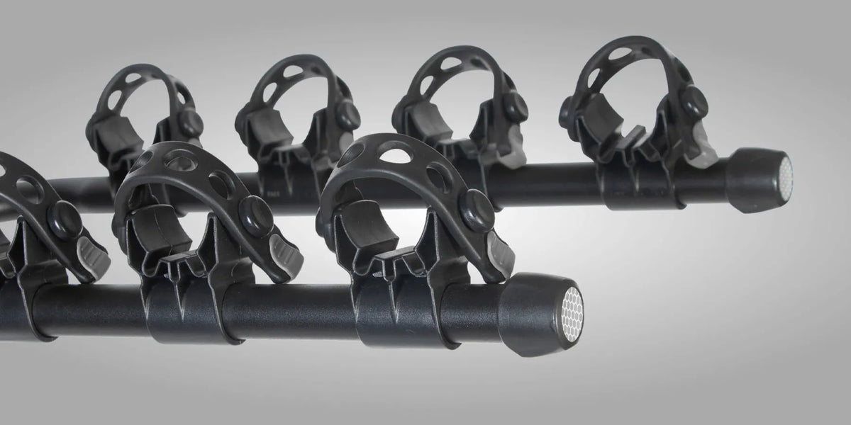 Buzzrack MOOSE 4 Bike Rack - Tow Ball Mounted Hang-On Carrier for 4 Bikes