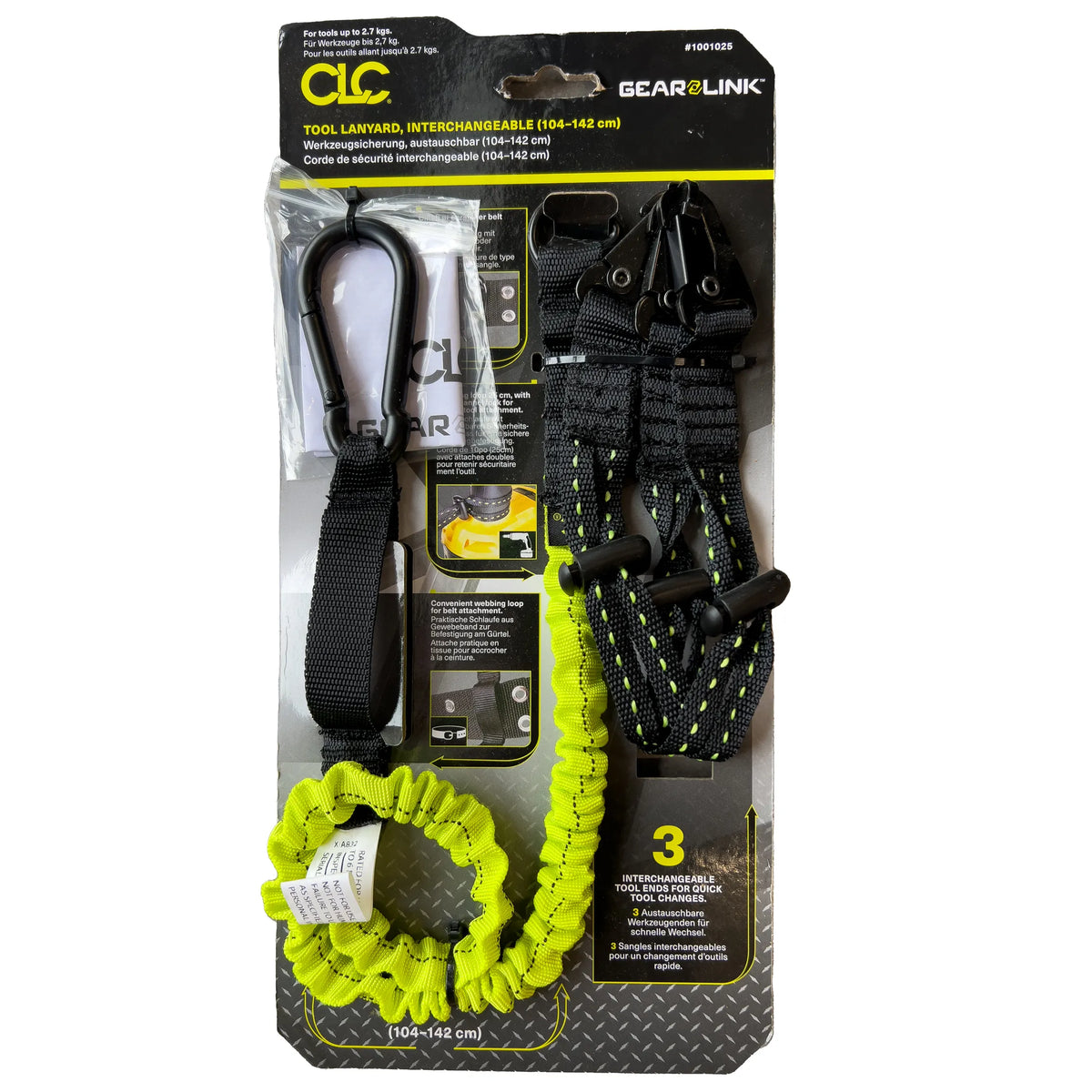 CLC Work Gear Tool Lanyard, Interchangeable