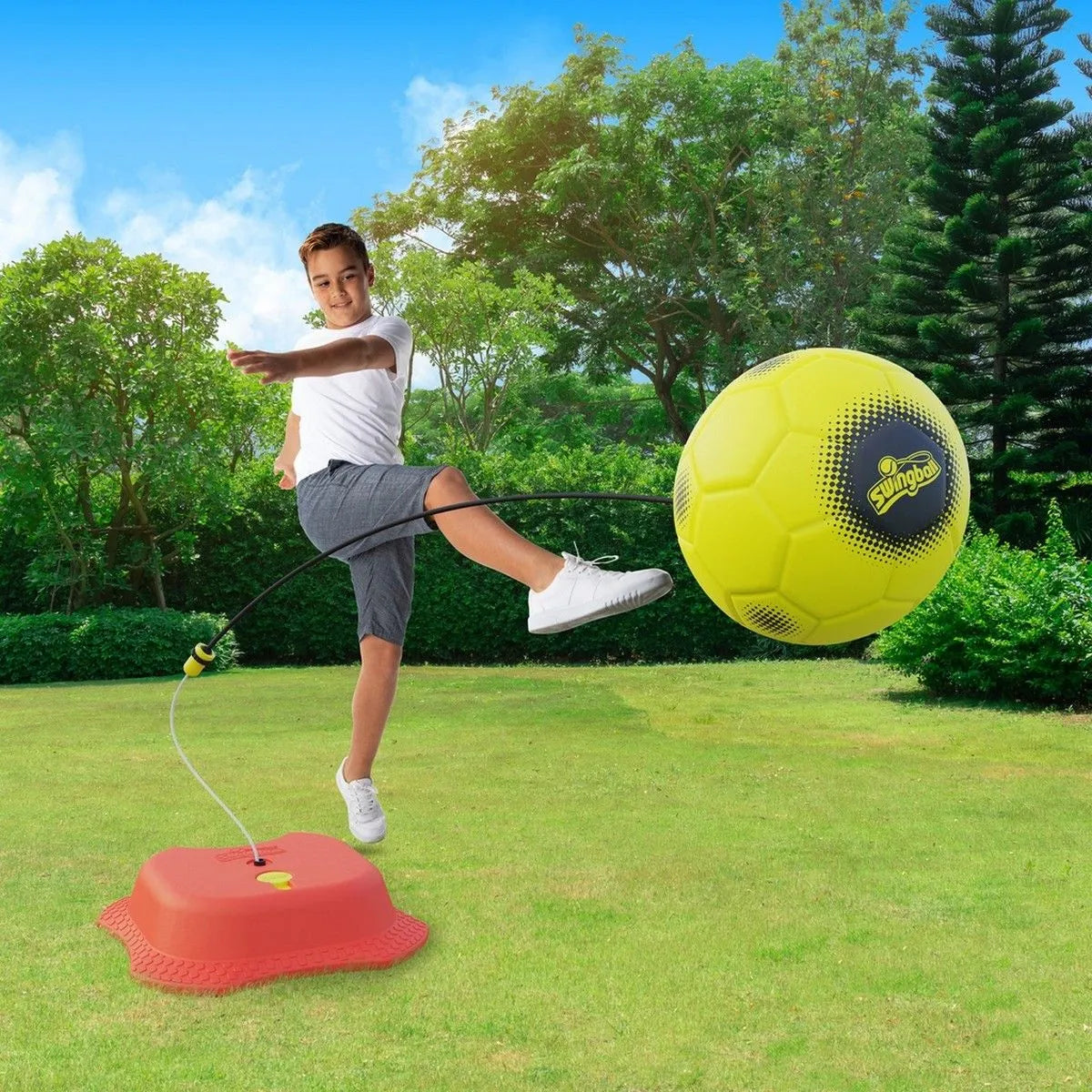 Reflex Soccer All Surface - Adjustable Speed Football Trainer for Solo or Group Play