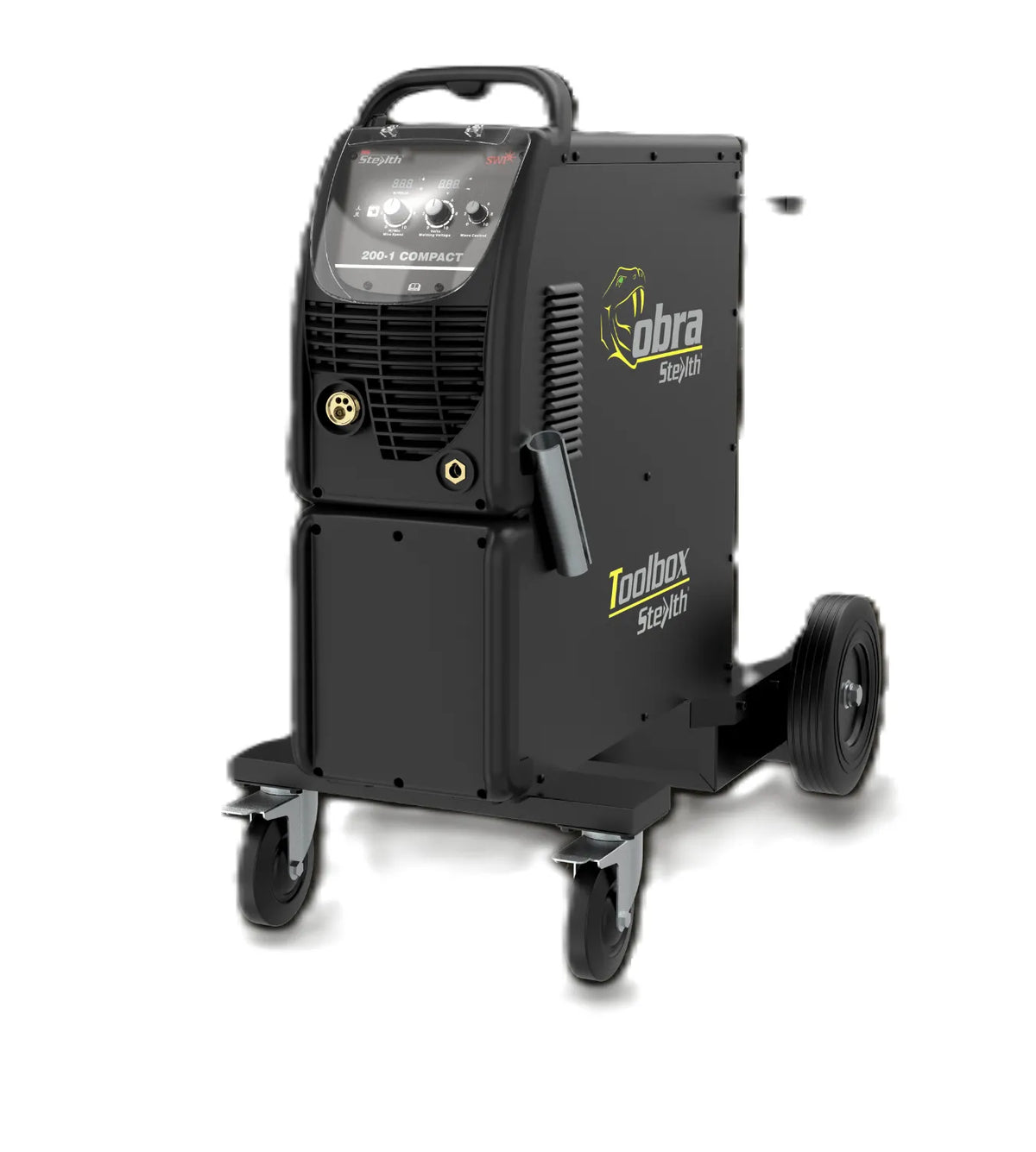 Cobra by Stealth 200-1 2R Compact MIG Welding Machine 9134H - 230V, Trolley-Mounted
