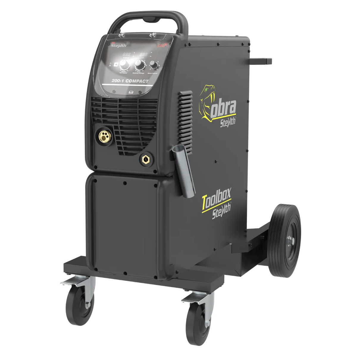 Cobra by Stealth 200-1 2R Compact MIG Welding Machine 9134H - 230V, Trolley-Mounted