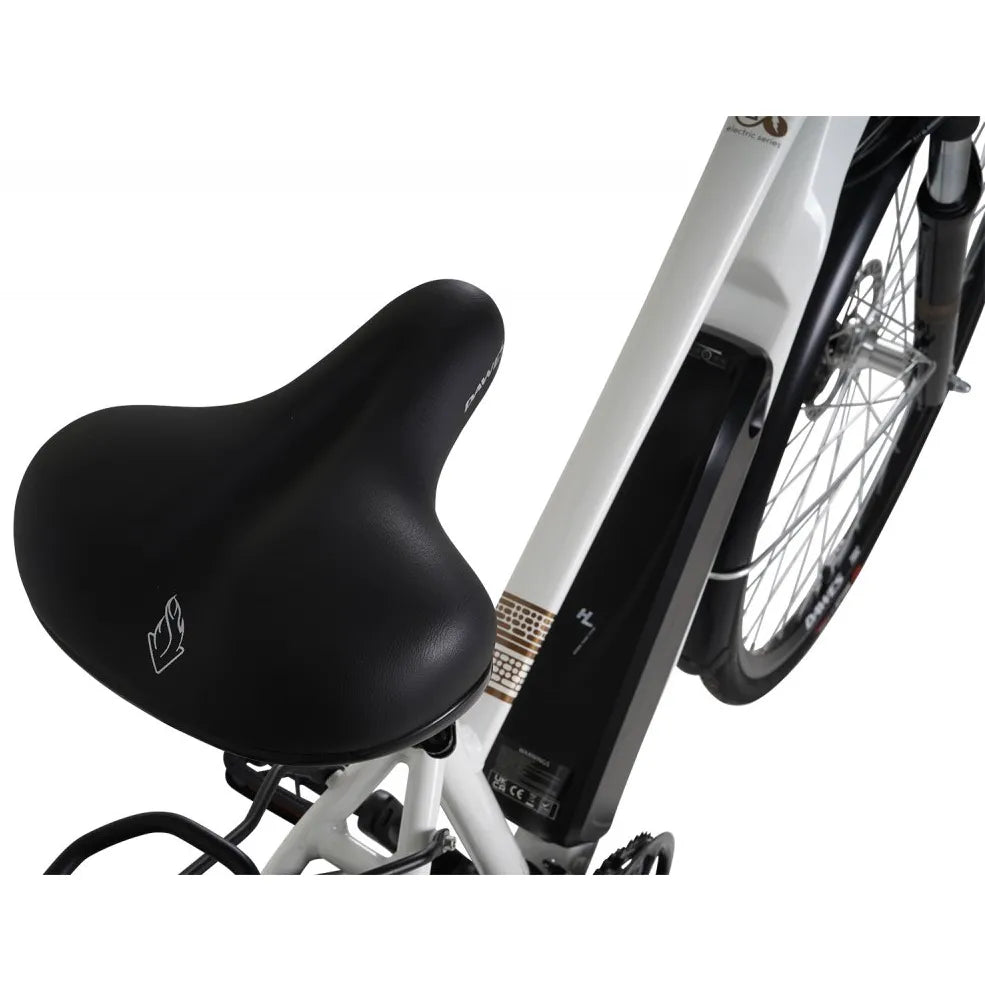 Dawes Mojave Electric Bike - Cream, 250W Motor with 36V 10Ah Battery