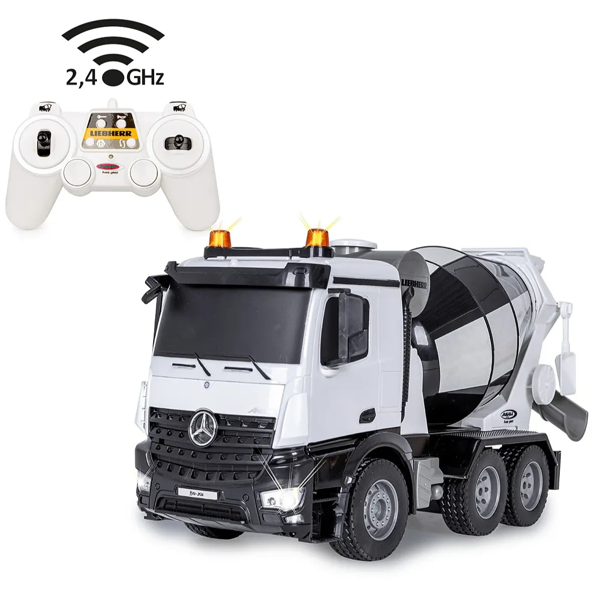 JAMARA Mercedes-Benz Arocs RC Cement Mixer Truck 1:20 with Drum