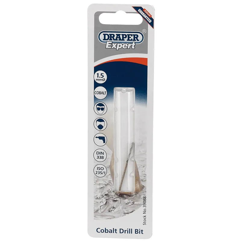 Draper 1.5mm HSS Cobalt Drill Bit