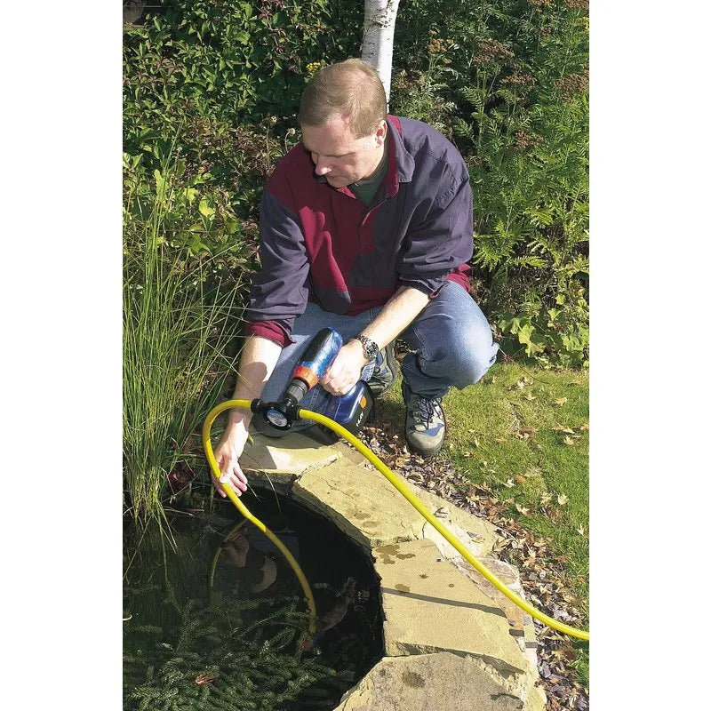 Draper Drill Powered Pump - 1000L/hr Capacity with 2 x 13mm Adaptors