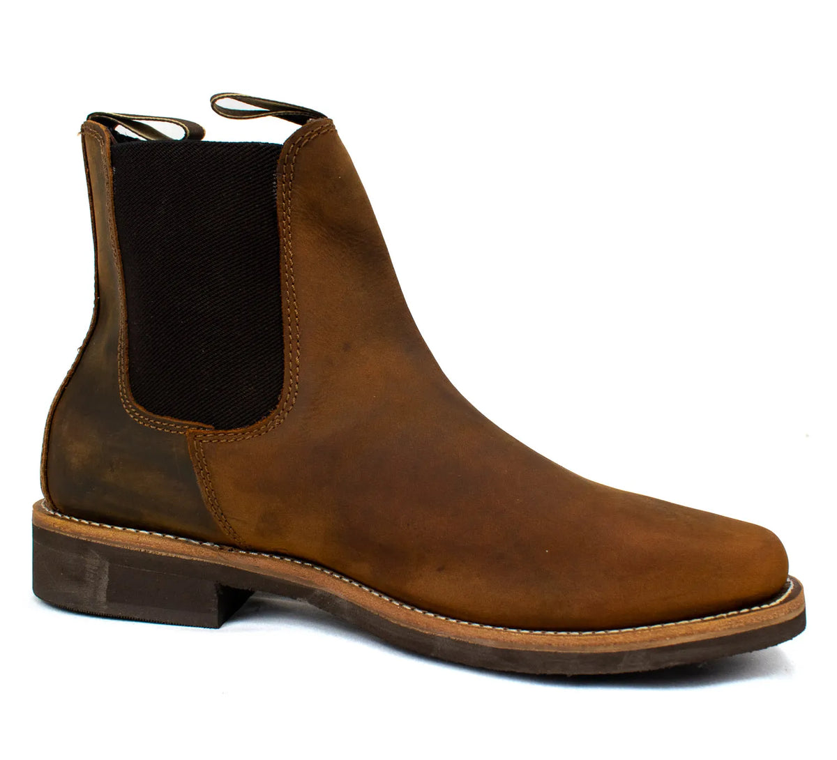 Blacksmith Mens Dealer Boots - Waxed Tan