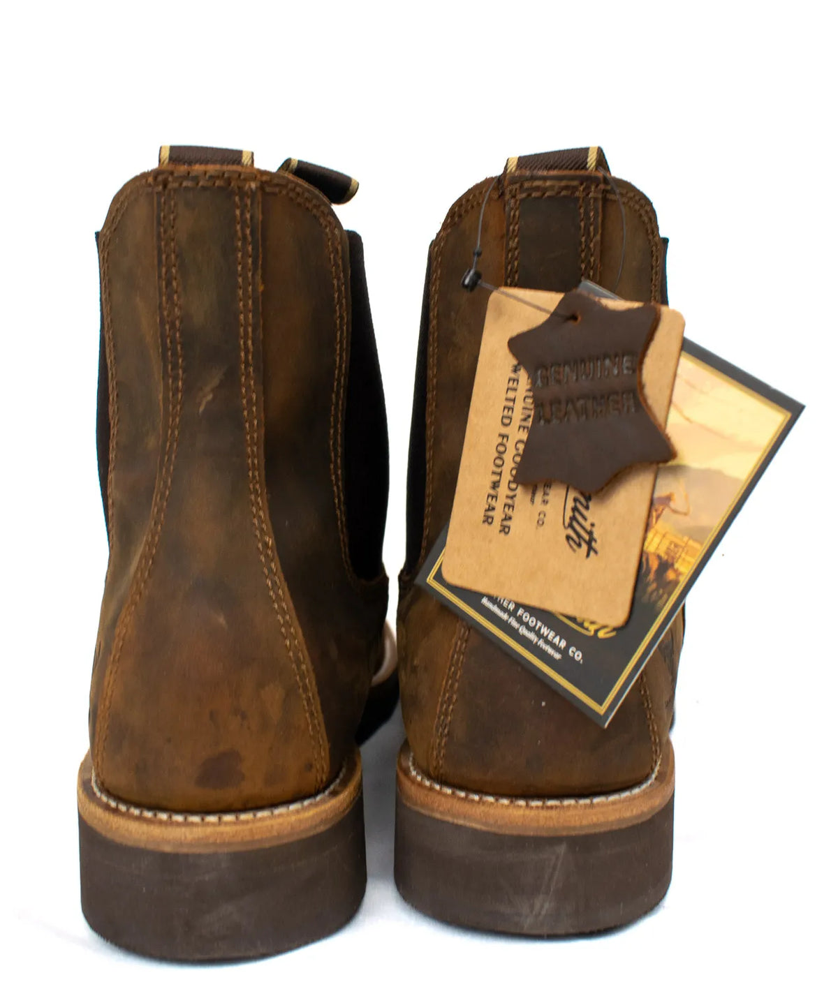 Blacksmith Mens Dealer Boots - Waxed Tan