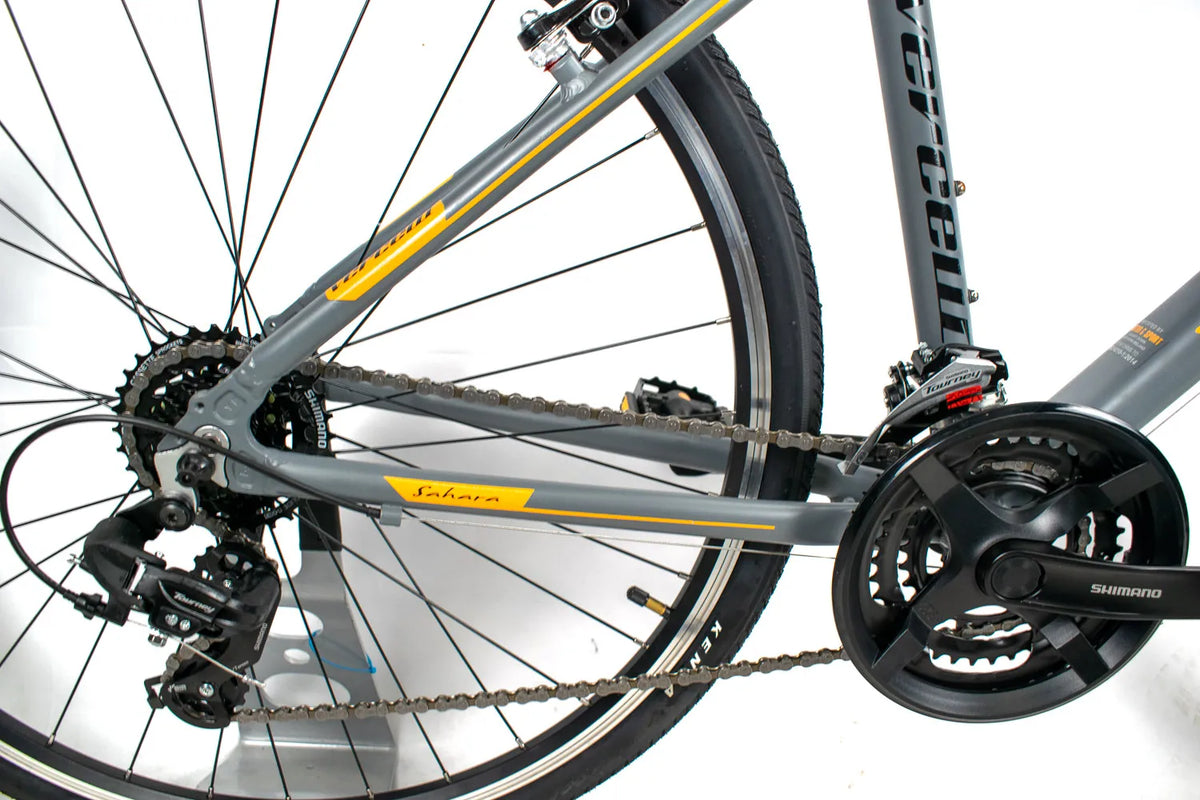 Vercelli Sahara 700c Men's Bike 17" - Lightweight Alloy Frame with Shimano 21-Speed Gearing