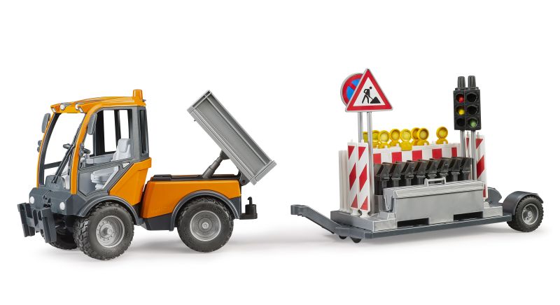 Bruder VarioCar with Traffic Safety Trailer