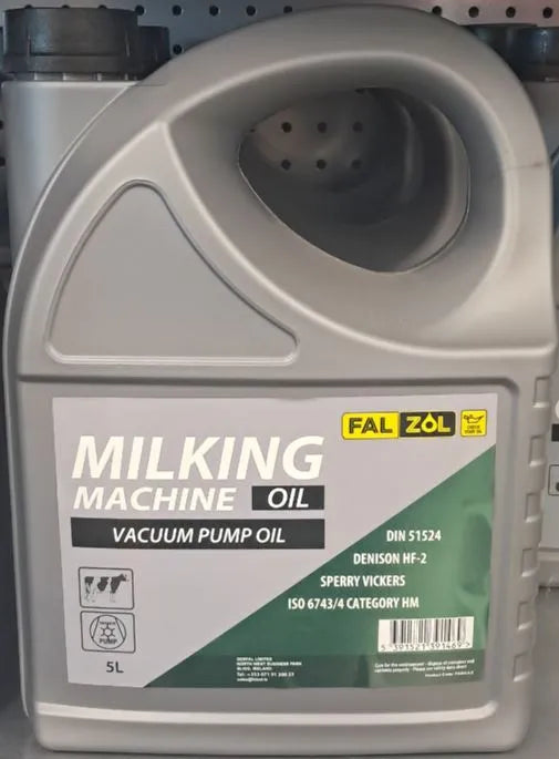 Falzol Milking Machine Vacuum Pump Oil 5L | Heavy‑Duty ISO‑68 Grade
