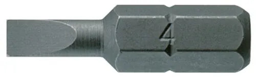 Teng Tools FL2506A03 Flat Bits - 1/4" Hex Drive, 25mm, 0.6 x 3.5mm (3 Pack)