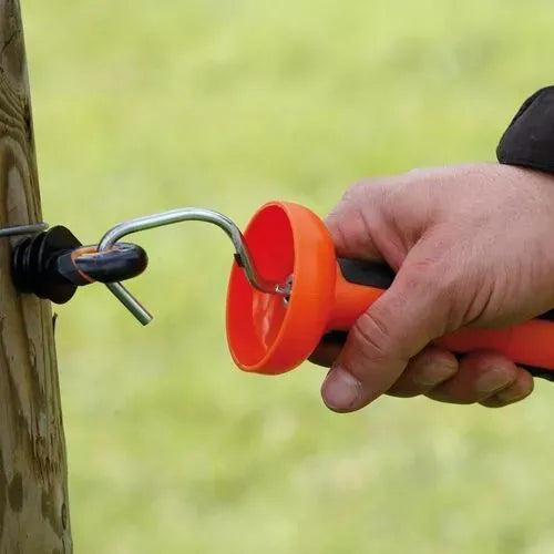 Gallagher Soft Touch Gate Handle x4 pack Orange for Rope/Wire