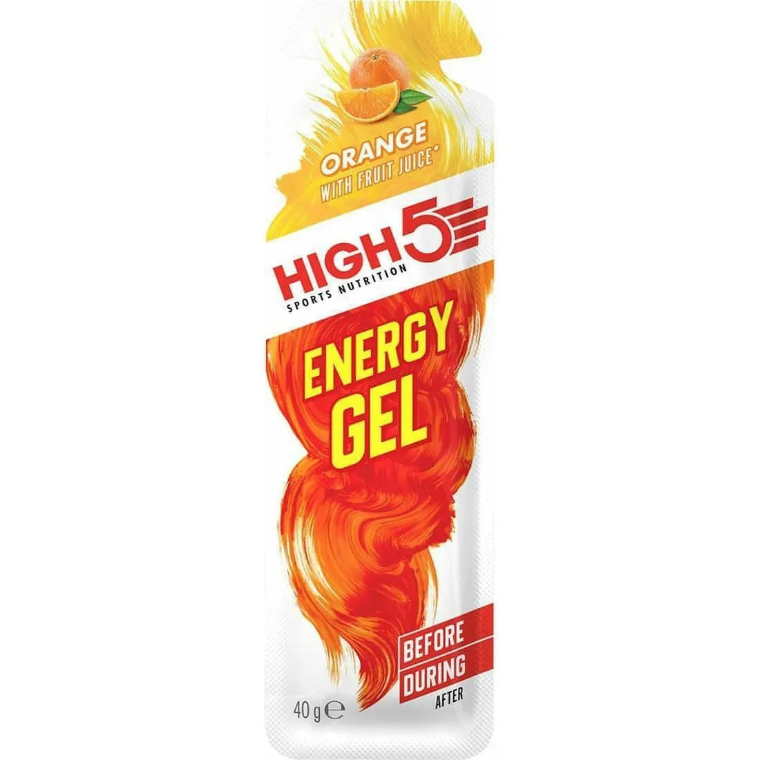 High5 Energy Gels – 23g Carbs, Natural Fruit Juice, Vegan-Friendly