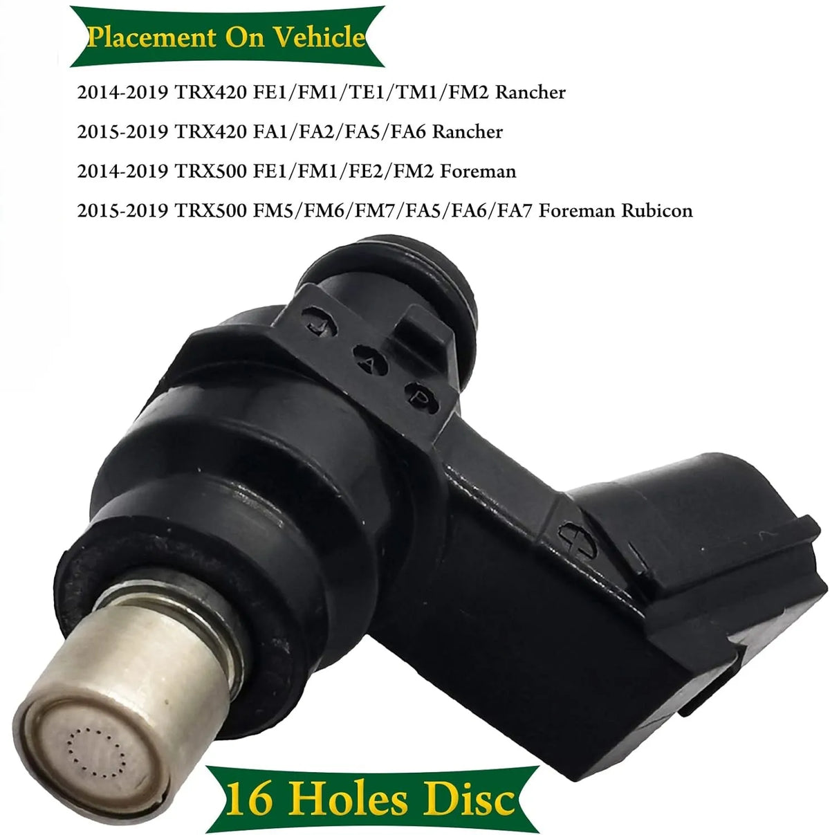 Honda Genuine Fuel Injector 16450-HR3-A43 for TRX420, TRX500, TRX520 & SXS Models (2014-2023)