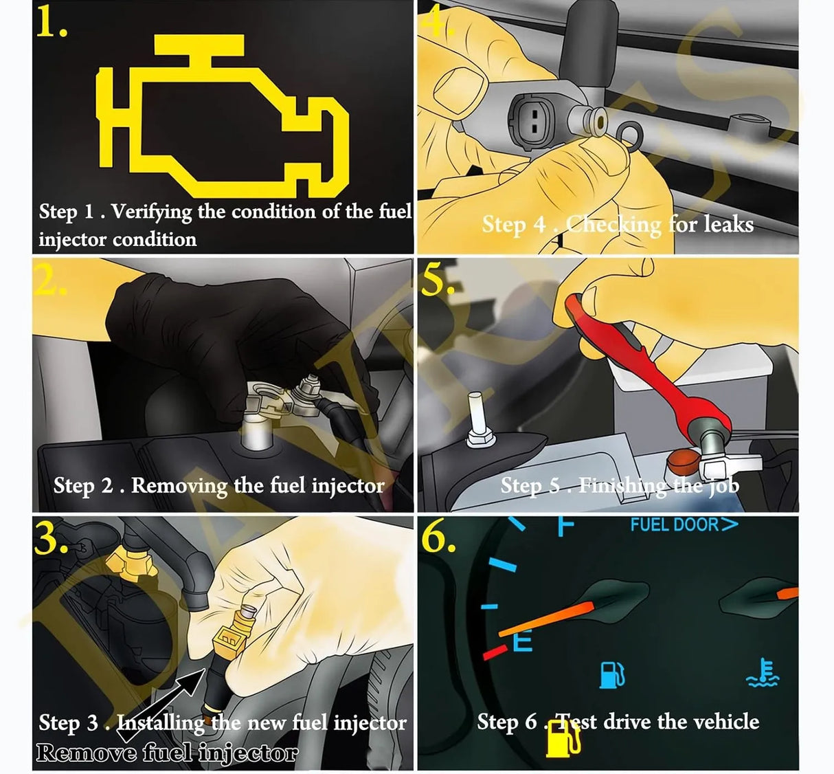 Honda Genuine Fuel Injector 16450-HR3-A43 for TRX420, TRX500, TRX520 & SXS Models (2014-2023)