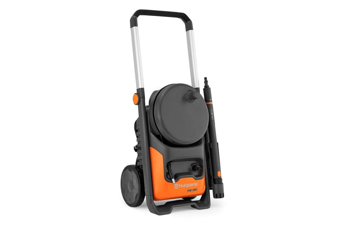 Husqvarna PW 360 Pressure Washer | 160 Bar, 3-in-1 Lance & Hose Reel