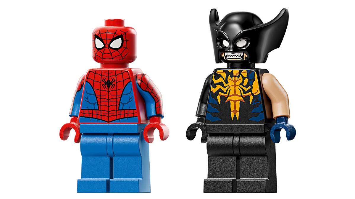 LEGO Marvel 76336 Spider-Man Car vs. Venomized Wolverine