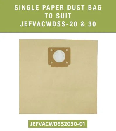 Jefferson 20L Stainless Steel Wet & Dry Vacuum Cleaner (230V)