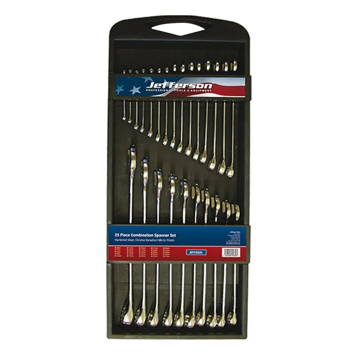 Jefferson 25 Piece Combination Spanner Set