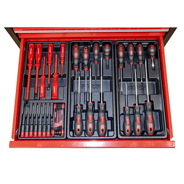 Jefferson 7+3 Drawer Professional Tool Chest | 173-Piece Tool Kit | Heavy-Duty Storage