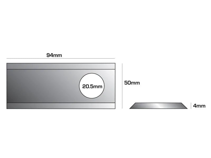 JF Mower Blade 2222318X - Twisted RH Blade with Sharp Top Edge, Replacement for JF & Stoll