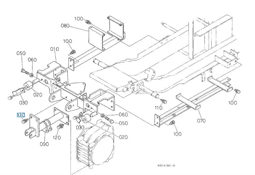 Kubota 01133-51025 SEMS Bolt - OEM Bolt for Axle, Battery, Frame & Hydraulic Applications