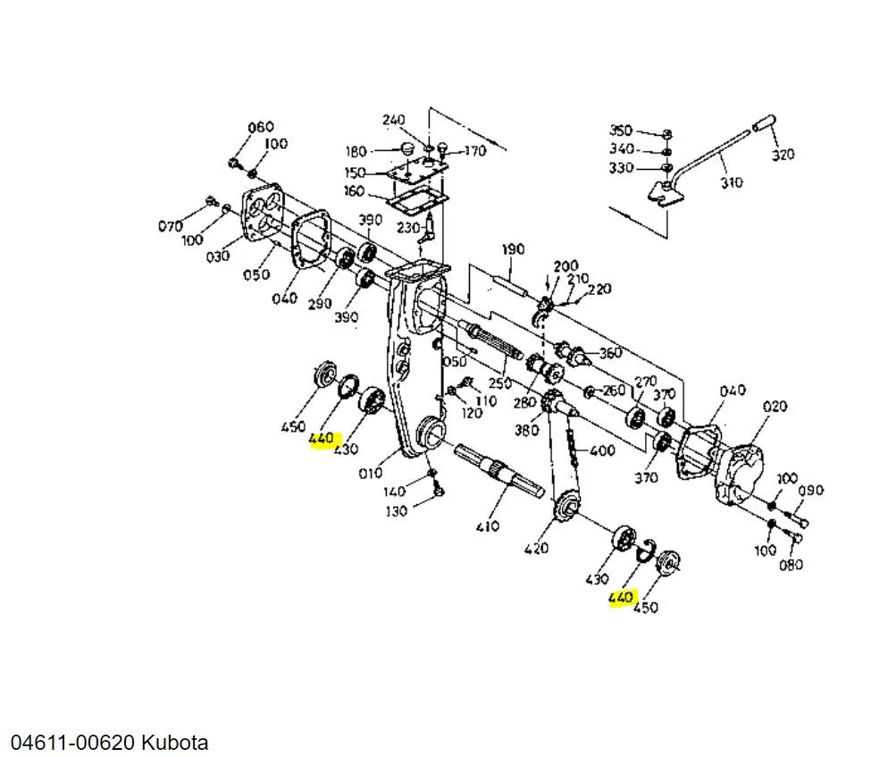 Kubota CIR-CLIP Internal 04611-00620 | Durable Replacement Part
