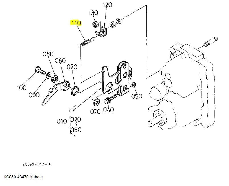 Kubota Spring 6C050-43470