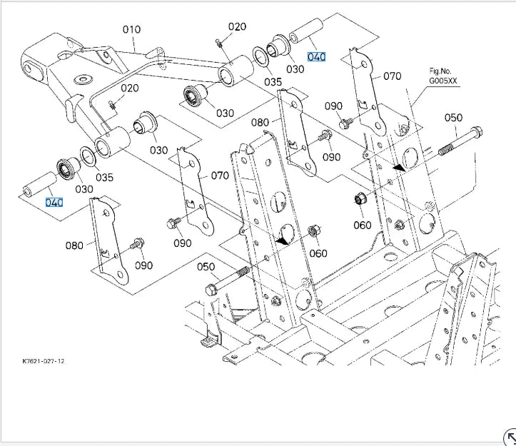 Kubota Suspension Pivot Collar RTV X Series