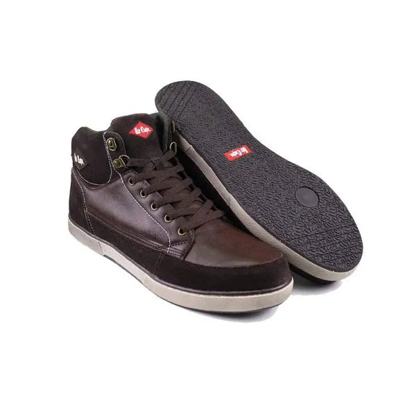 Lee Cooper Retro High Top Work Safety Ankle Boots