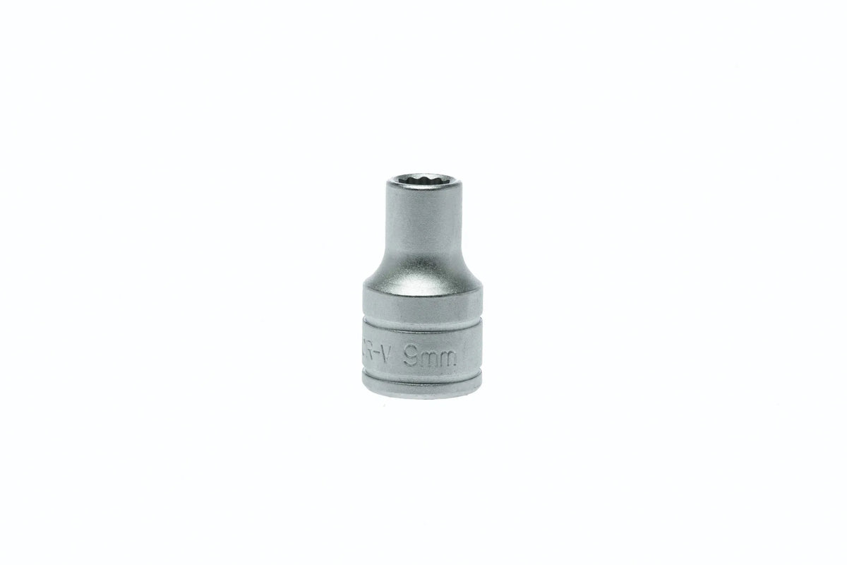Teng Tools 1/2'' Drive Regular Metric Sockets - 9mm (12 Point)