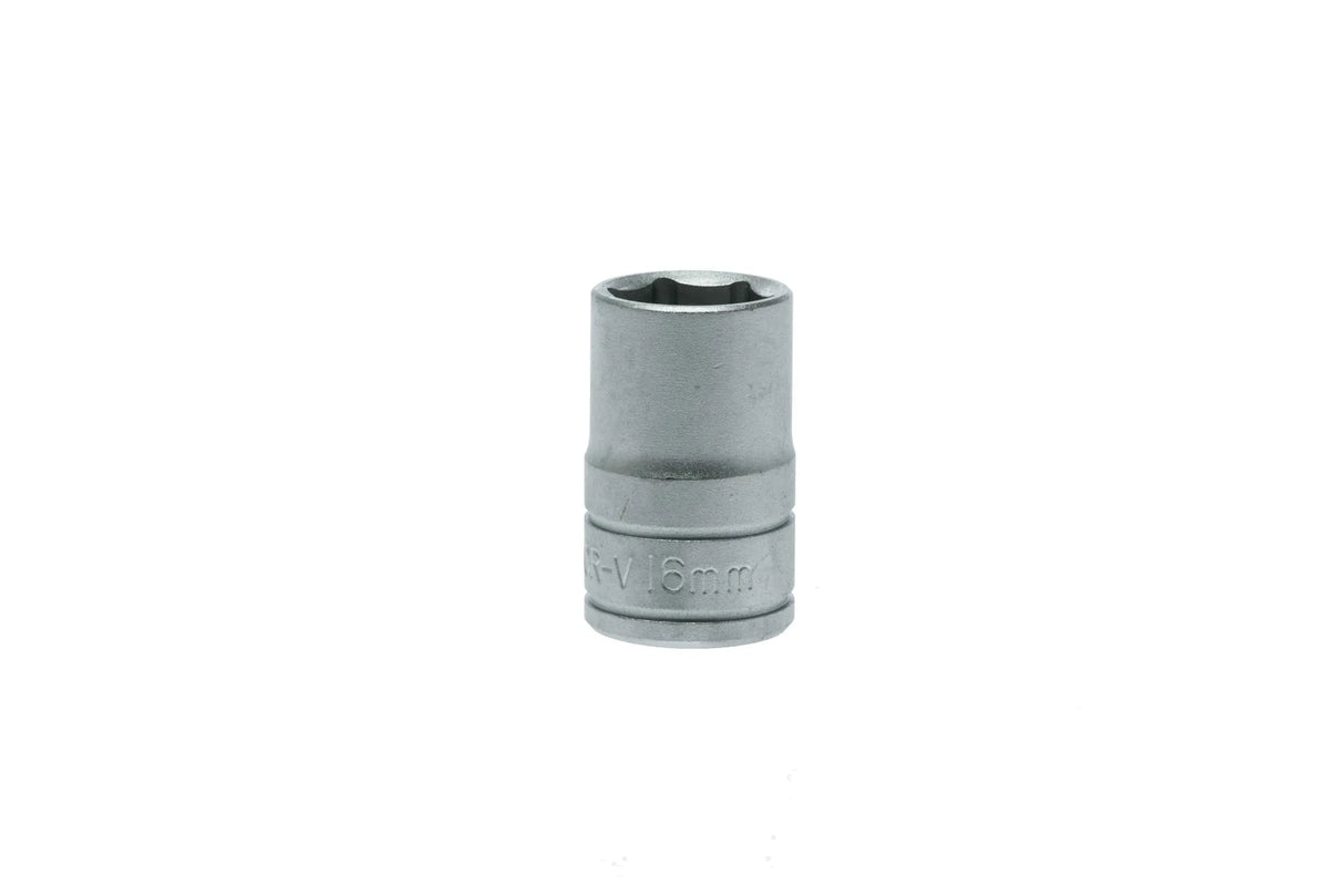 Teng Tools 1/2'' Drive Regular Metric Sockets - 16mm (6 Point)
