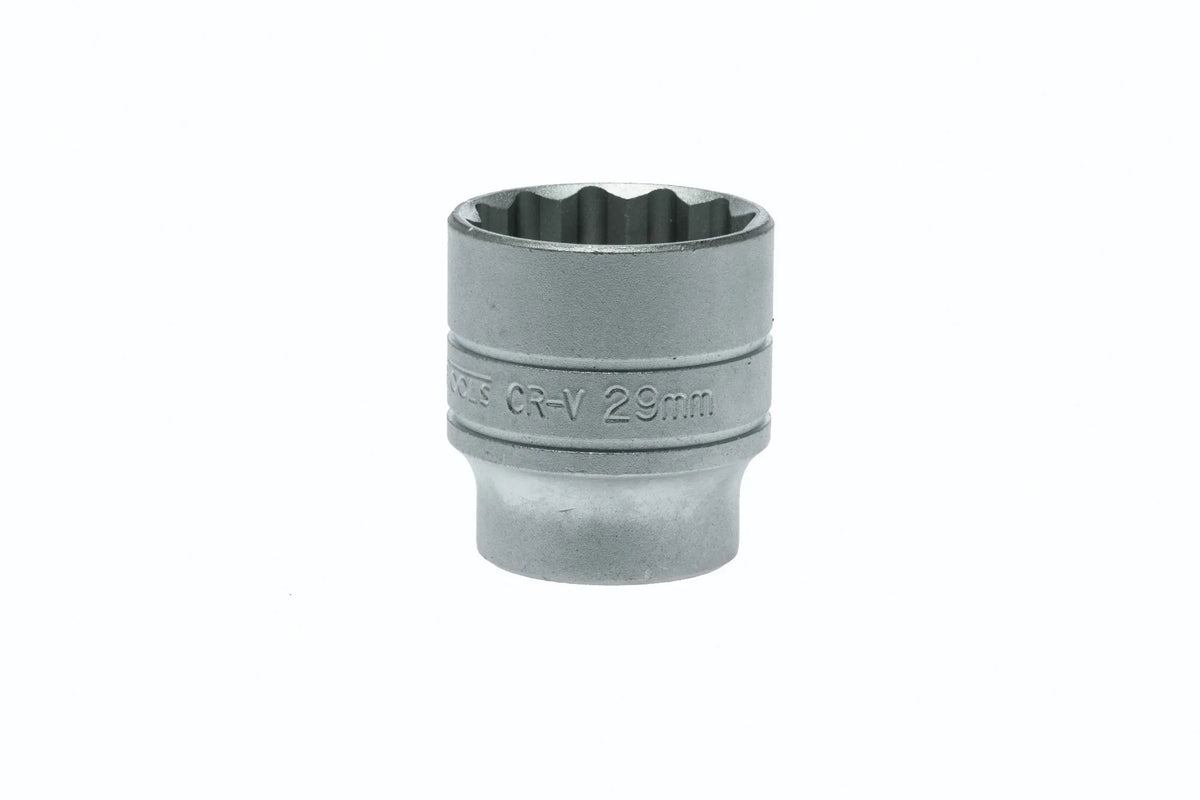 Teng Tools 1/2'' Drive Regular Metric Sockets - 29mm (12 Point)