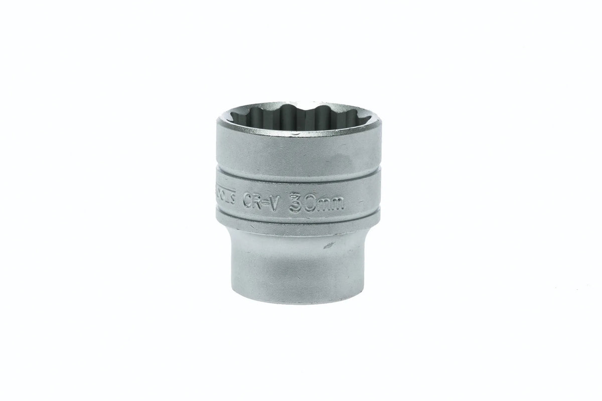 Teng Tools 1/2'' Drive Regular Metric Sockets - 30mm (12 Point)
