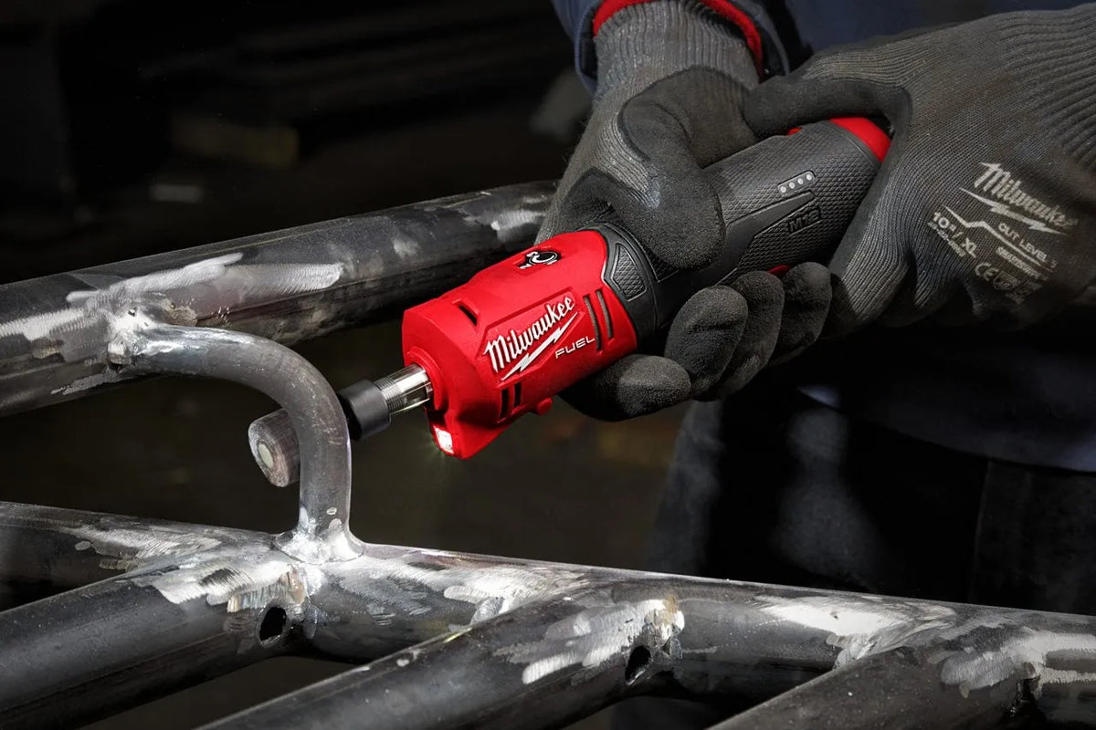 Milwaukee M12 FUEL Straight Die Grinder 12V Cordless Brushless Bare Unit (M12 FDGS-0)