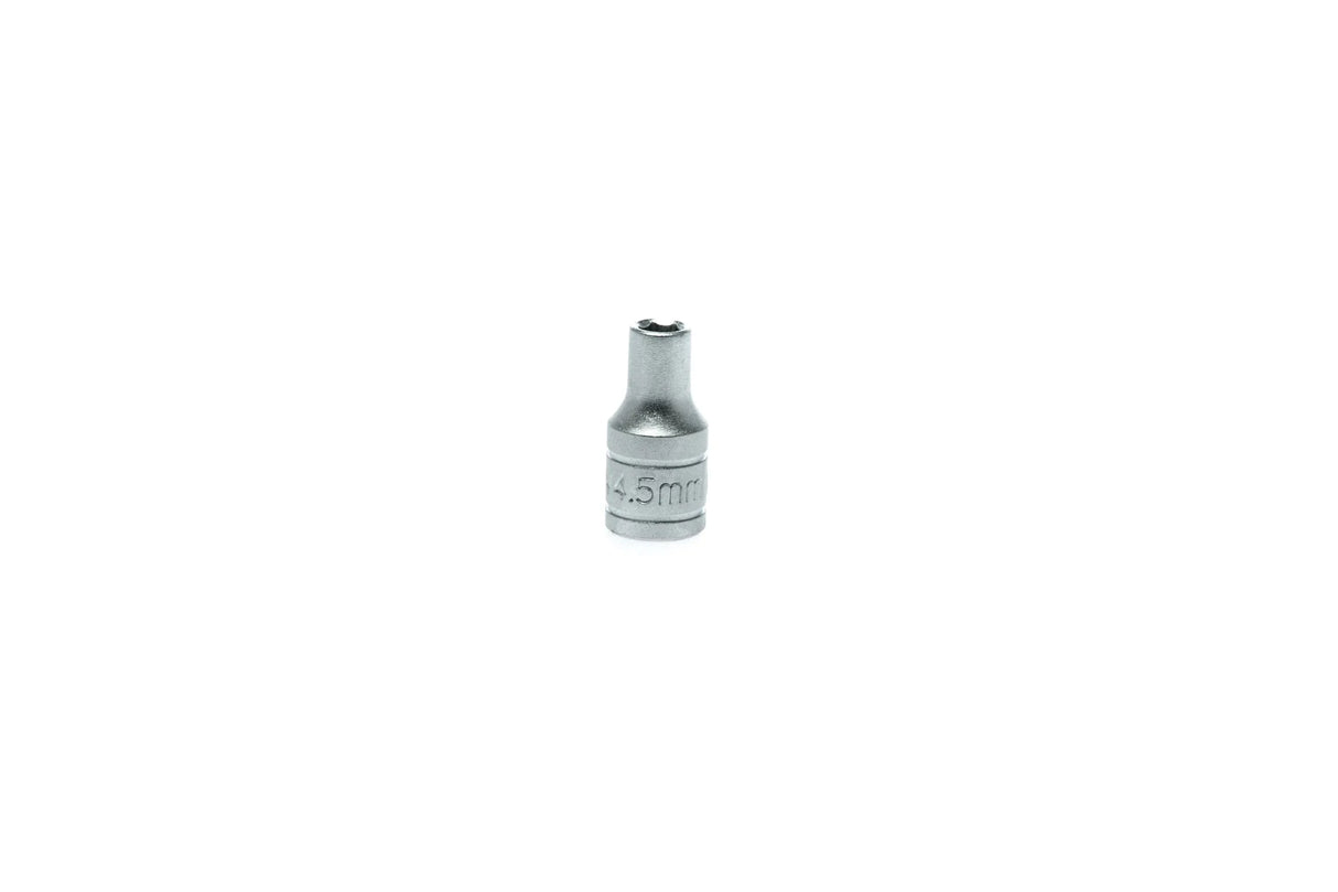 Teng Tools 1/4" Drive, Regular, 6 Point Socket - 4.5mm