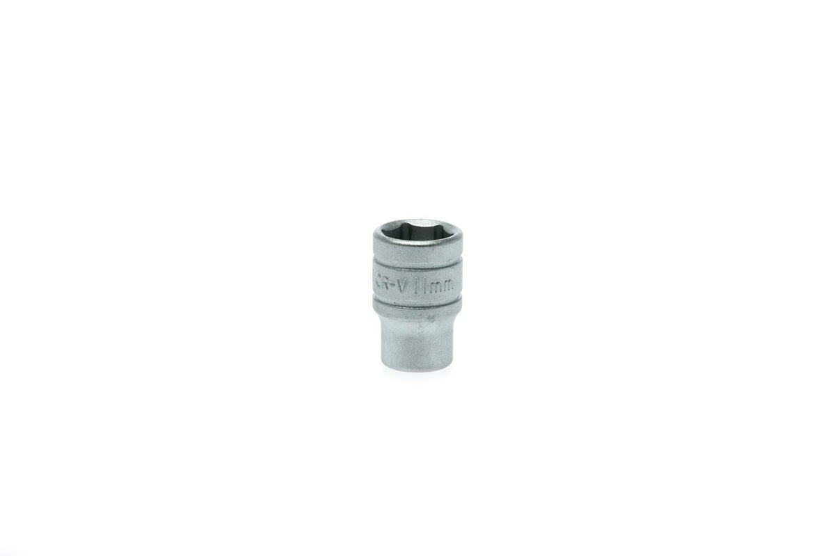 4-13mm Teng Tools 1/4" Drive, Regular, 6 Point Socket - 11mm