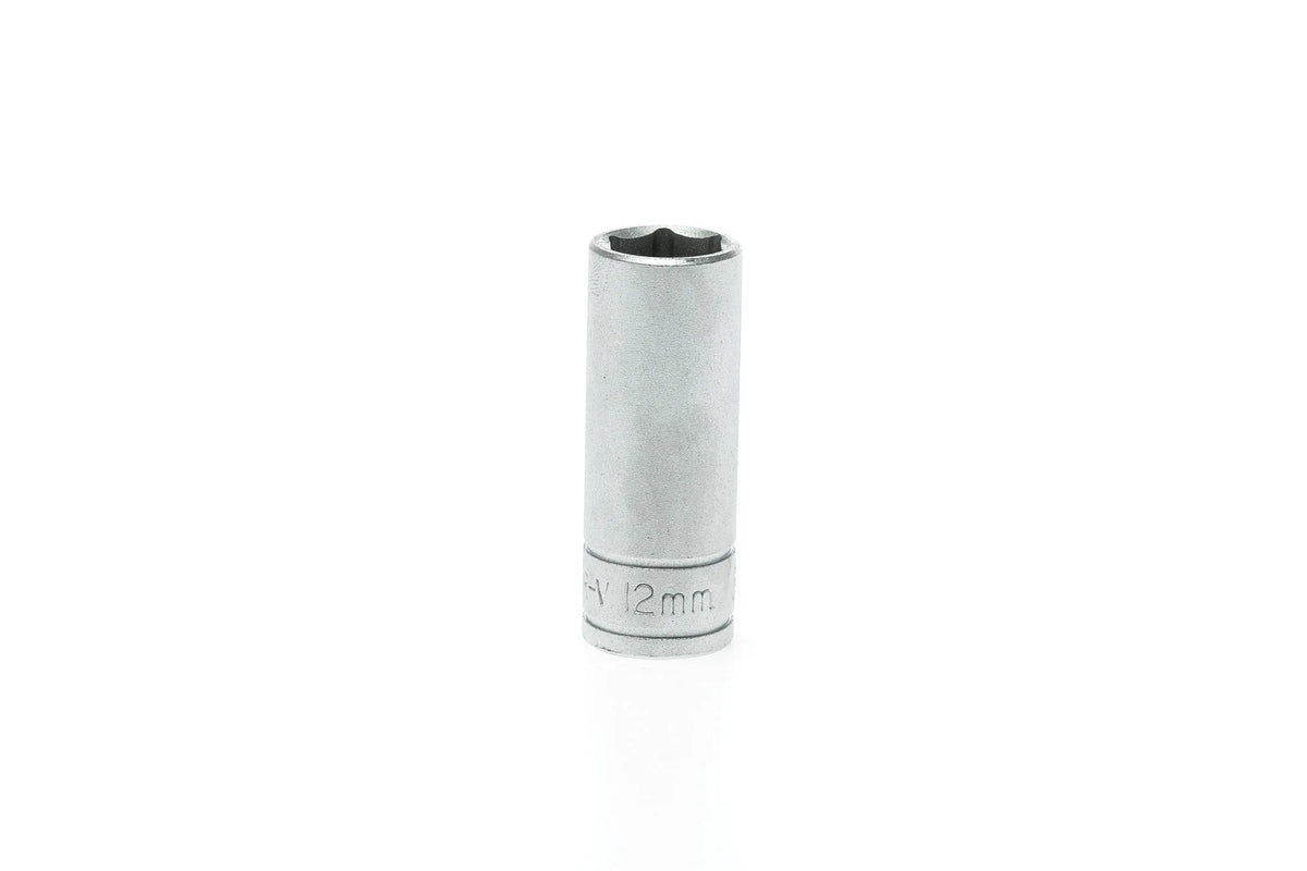 Teng Tools 3/8'' Drive, Metric, Deep, 6 Point, Sockets - 12mm
