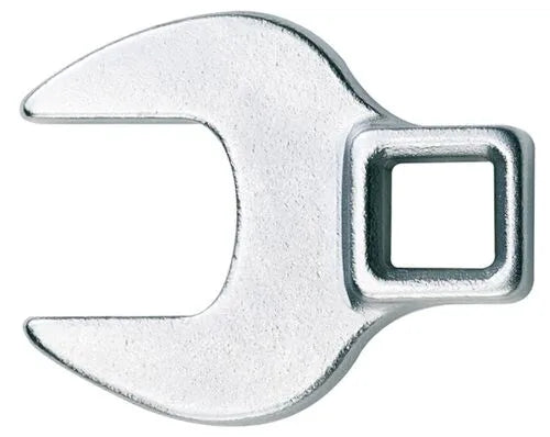 Teng Tools M386519-C 3/8" Crow Foot Wrench – 19mm Open End, Satin Finish