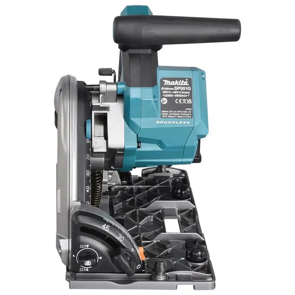Makita SP001GZ03 40V XGT 165mm Plunge Track Saw (Bare Unit) | Precision, Power & Versatility