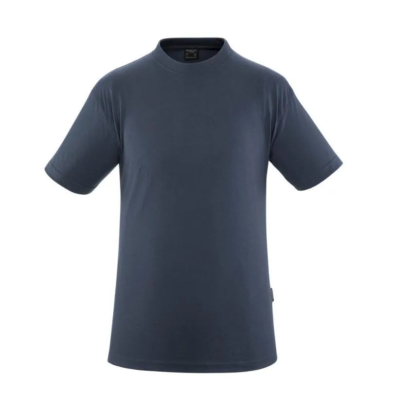MASCOT Navy Cotton T-Shirt - Classic Fit, 100% Combed Cotton (00782-250-010)