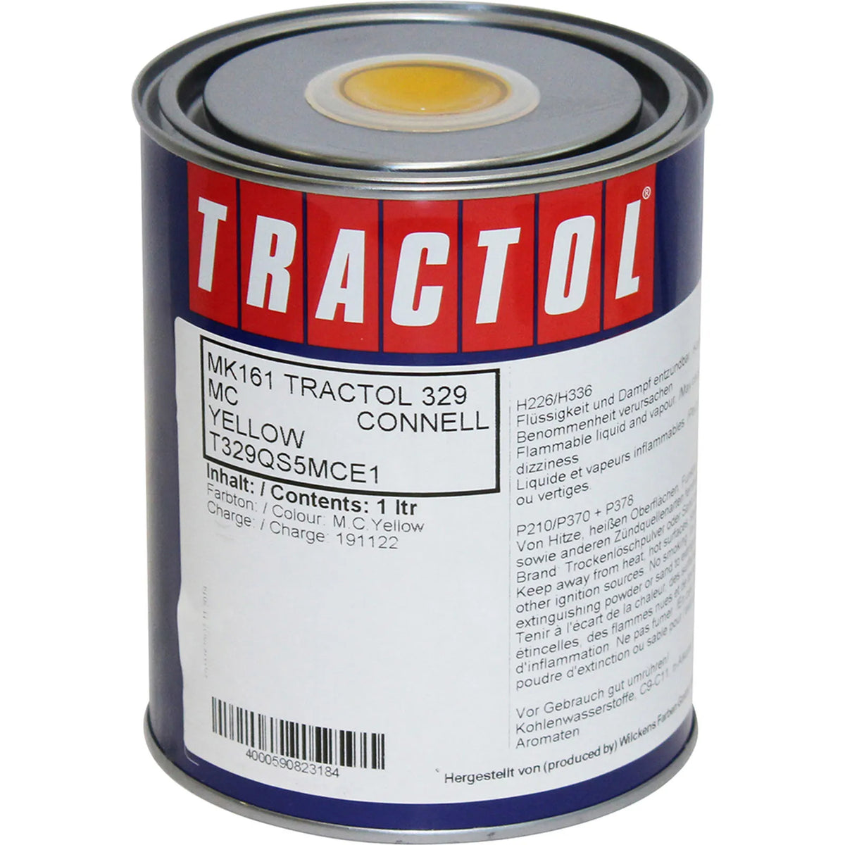 Tractol Paint 1L Yellow McConnell - MK161