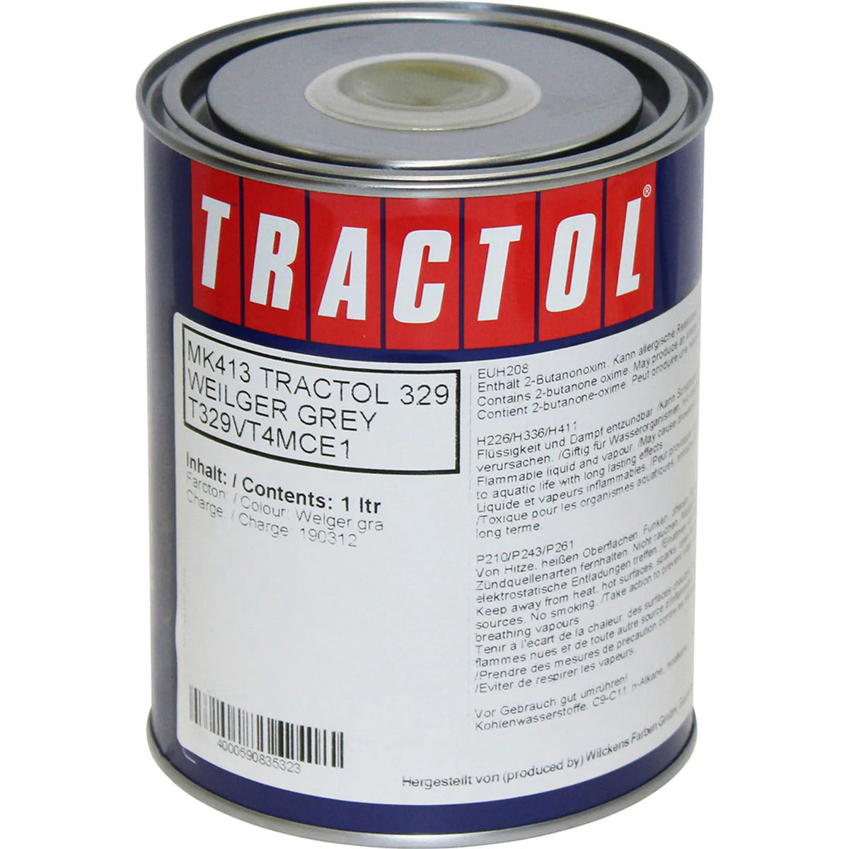 Tractol Paint 1L Welger Grey - MK413
