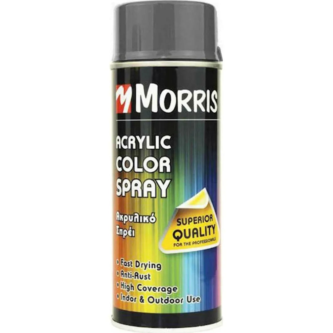 Morris Acrylic Spray Paint Iron Grey 400ml - RAL 7011