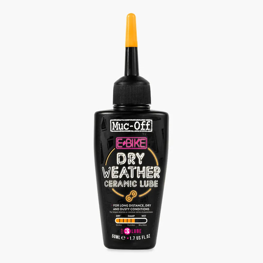 Muc-Off eBike Dry Weather Chain Lube - High-Torque Ceramic Lubrication for eBikes