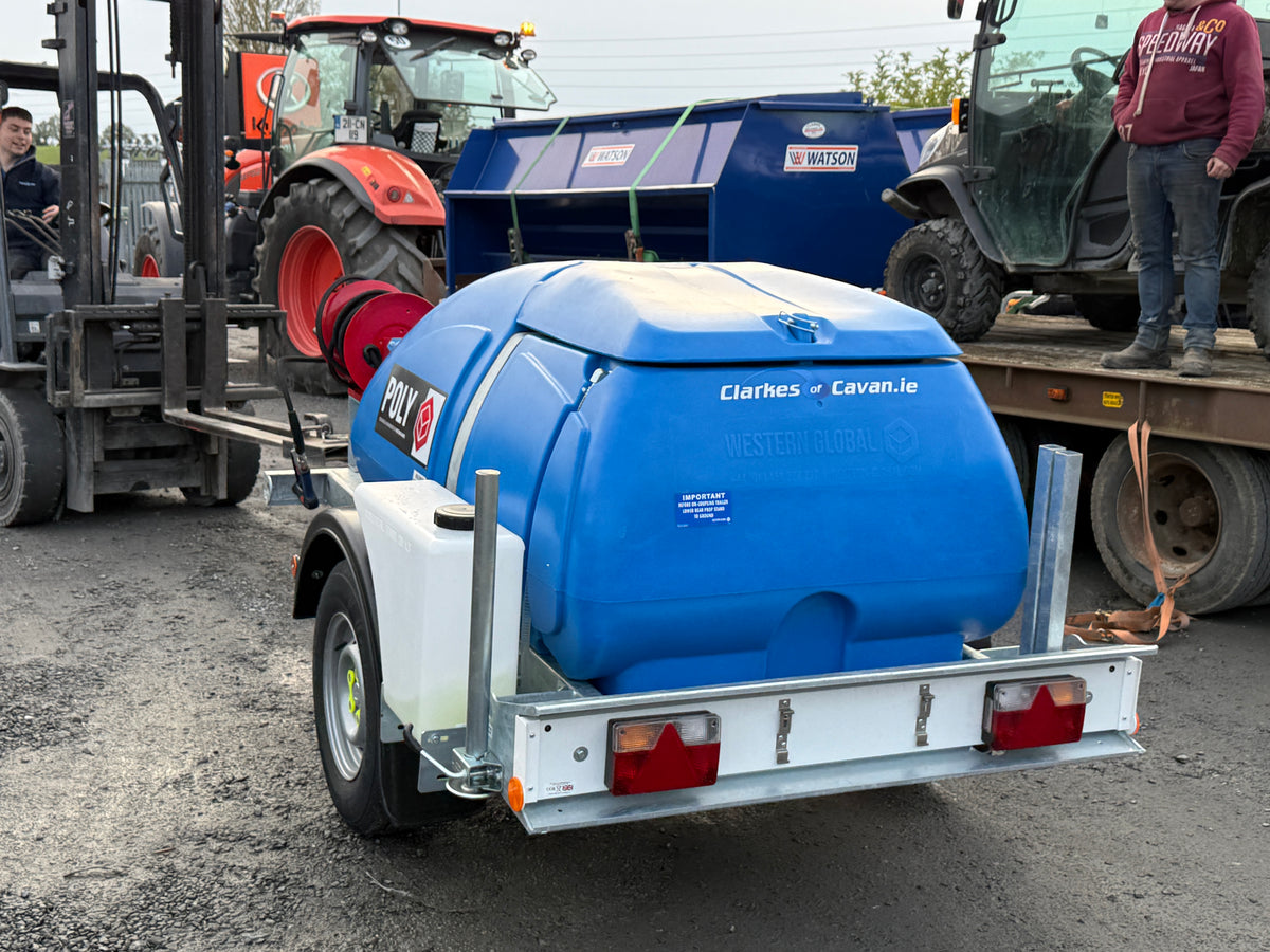 Western Global H250P Poly Diesel Pressure Washer Bowser