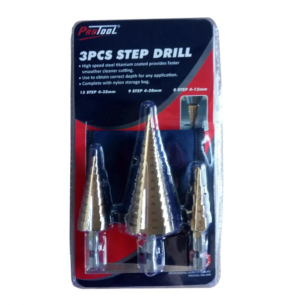 Protool Step Drill Set