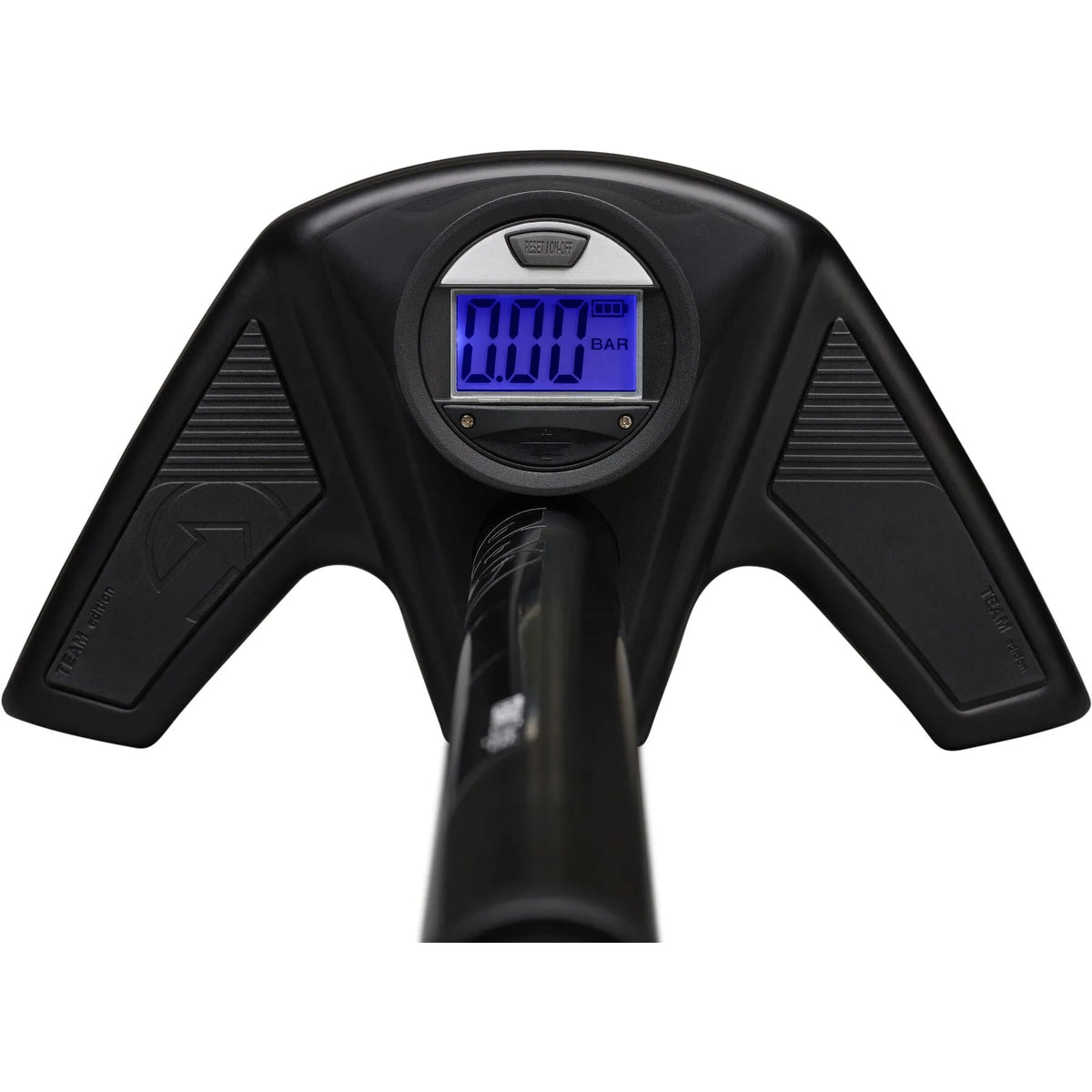 Digital Team Floorpump with Precision Pressure Gauge - 160 PSI, Black