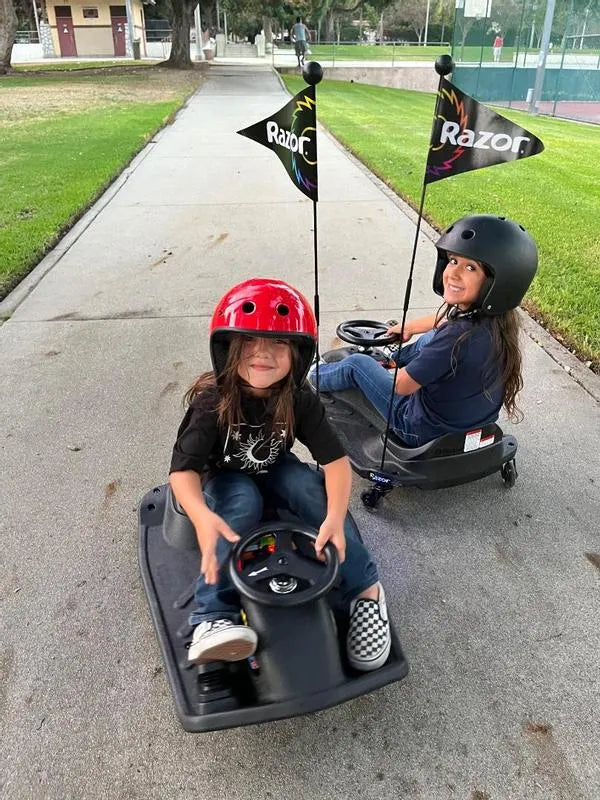 Razor Crazy Cart Shift Lightshow - Kids Drifting Go Kart with LED Lights & Speed Control