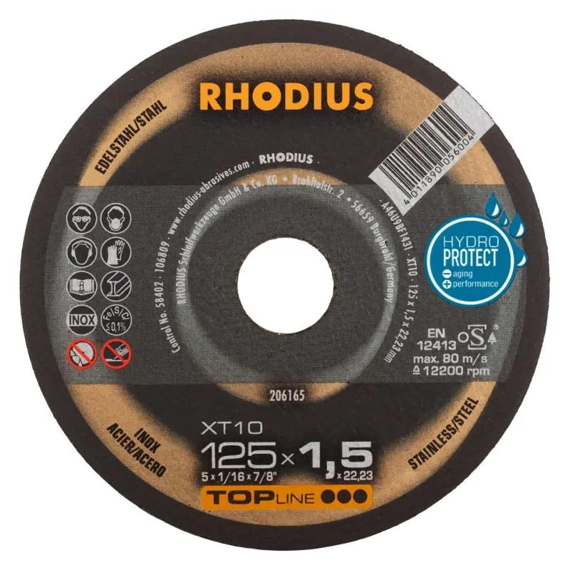 Rhodius XT10 Cutting Disc 115mm x 1.5mm